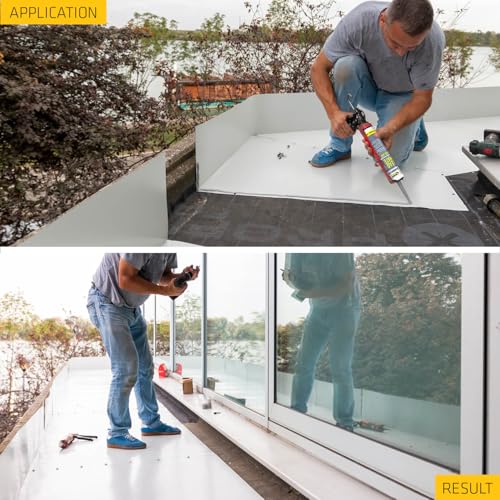 Everbuild Everflex Lead Mate Sealant – Exceptional Adhesion – Neutral Cure – Lead Grey – 295ml - Image 5