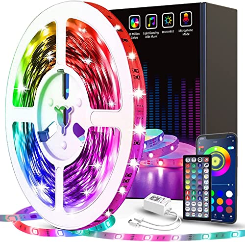 Tenmiro 65.6ft Led Strip Lights Smart Led Light Strips Music Sync Color Changing LED Lights App Control Led Lights for Bedroom Party Home Decoration Tenmiro 65.6ft Led Strip Lights Smart Led Light Strips Music Sync Color Changing LED Lights App Control Led Lights for Bedroom Party Home Decoration