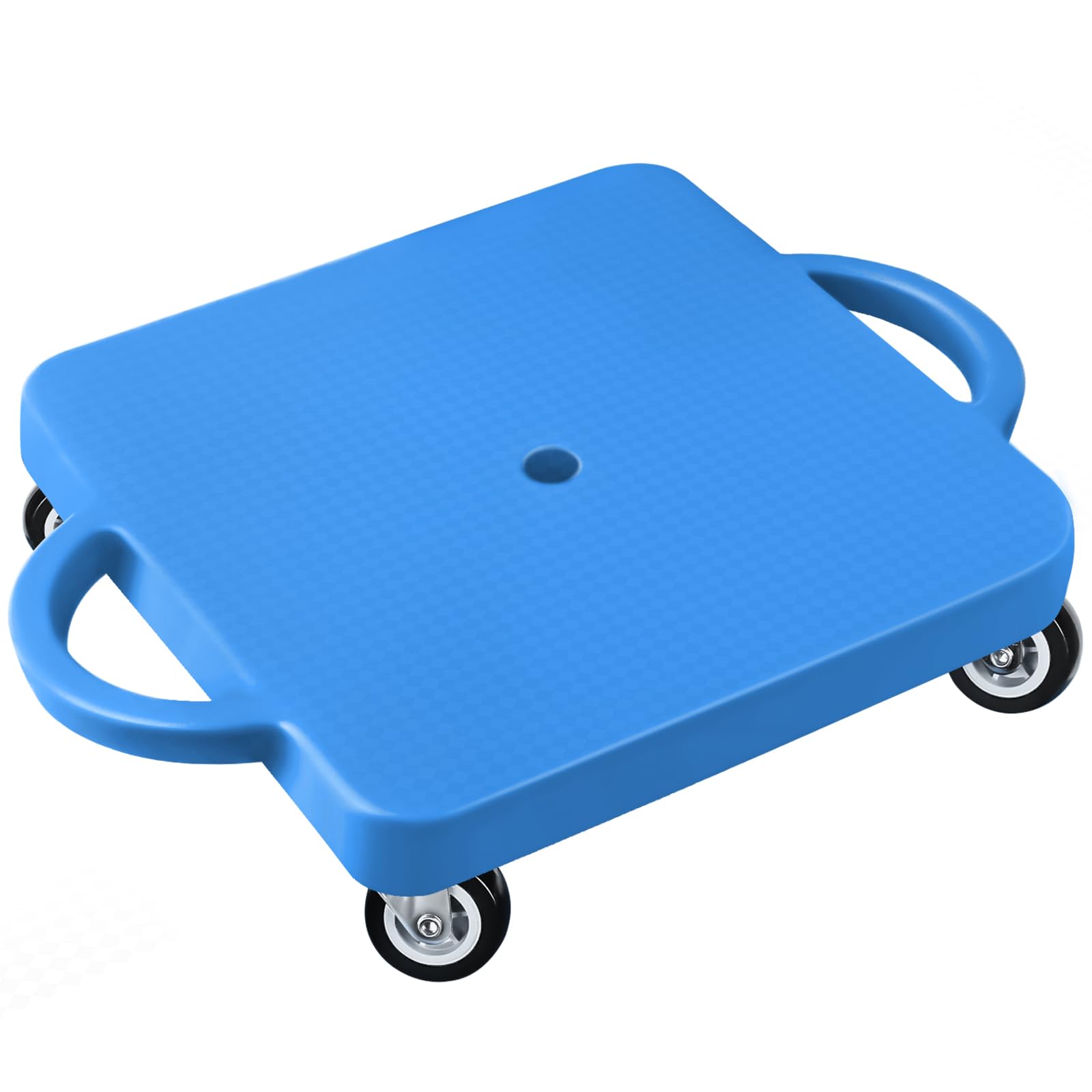 Kids Sitting Scooter Board with Handles Universal Wheels Swivel Casters Plastic Floor Surfer Sports Scooters with Rollers Autism Kids Sensory Scooter Board for Gym Class Physical Education Home Use — image 1