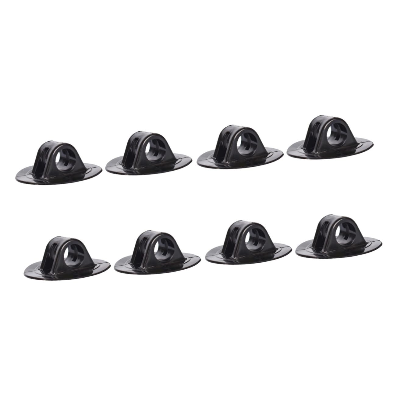 KOMBIUDA 2sets Adjustable Motor Mount Bracket Engine Motor Clip Kayak Mounting Clip Trolling Stand Mounting Bracket 4pcs*2