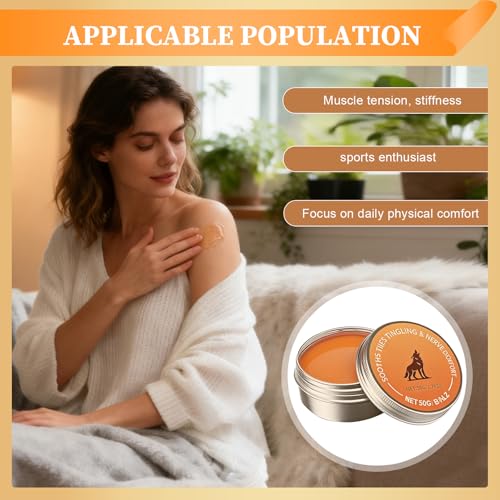 Therawolf Neuro Balm,50g Therawolf Nerve Relief Balm,Joint & Muscle Soothing Cream,Herbal Body Cooling Soothing Ointment,aily Joint & Muscle Care,for Daily Relaxed and Comfortable
