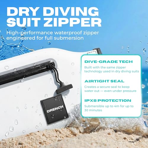 Image of DRENCH Waterproof Waist Pouch & Floating Phone Case Set | IPX8 Submersible Dry Bag Fanny Pack & Waterproof Belt Bag for Swimming, Boating, Yacht Trips, Resorts, SUP & Snorkeling | iPhone Pro Max