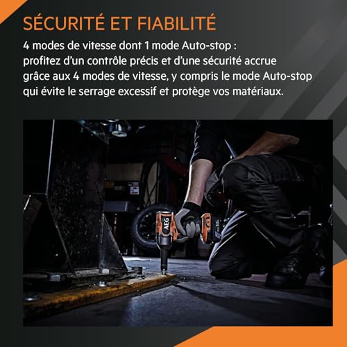 Boulonneuse À Chocs AEG BSS18MTF12-0 – 700 Nm, Pack Avec Batterie 4.0 Ah - vue 7