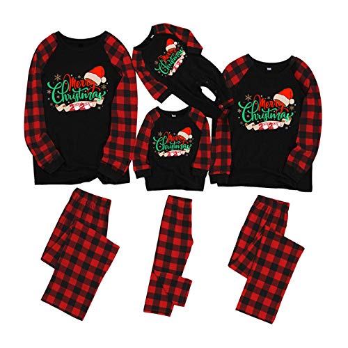 Family Christmas Pjs Matching Sets, 2020 Merry Quarantine Christmas Pajamas Holiday Xmas Sleepwear Letter Printed