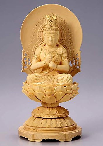 仏像 大日如来(柘植/ツゲ・丸台座) 2.0寸 大日如来 御岩神社