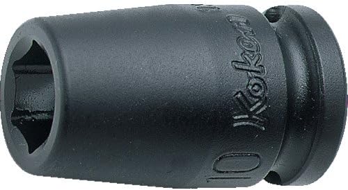 Ko-ken 13400M-24 3/8 Sq. Dr. Socket 24mm 6 point Length 32mm