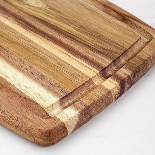 Planche à découper bois rigole intégrée pour en finir avec les plans de travail sales - 3