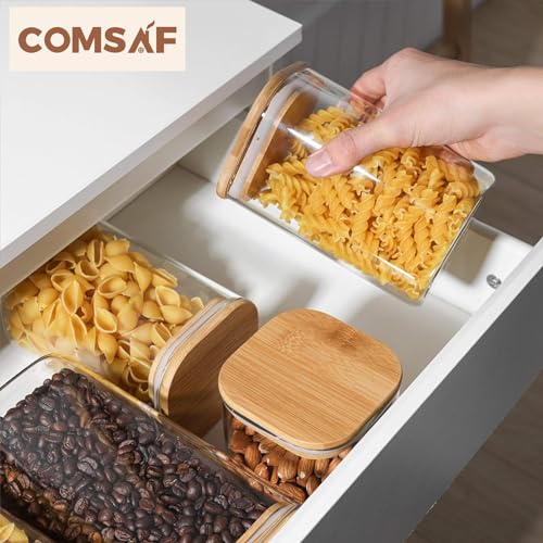 ComSaf Glass Pantry Containers