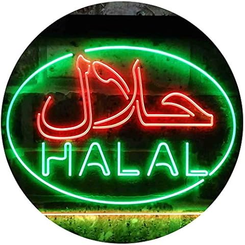 ADVPRO Halal Food Arabic Restaurant Dual Color LED Neon Sign Green & Red 24 x 16 Inches st6s64-i3746-gr Cover