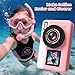 4K Underwater Digital Camera 48MP Waterproof Camera,10FT Floating Camera for Snorkeling,Surfing,Swimming and Kayaking,Dual-Screen Selfie,Autofocus,18X Zoom,Fill Light,32GB Card,Type-C Rechargeable
