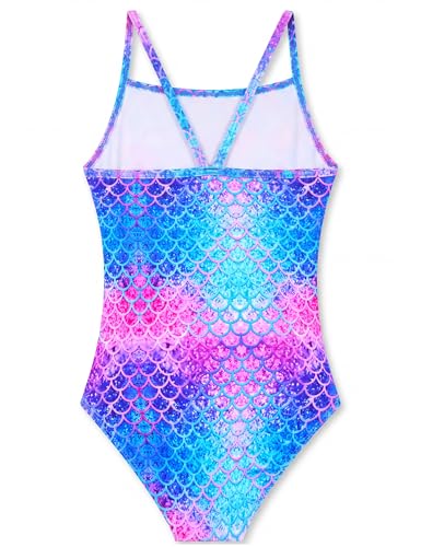 Image of Girls Swimsuits One-Piece Bathing Suits Multicolor Kids Sport Summer Beach Swimwear for 2-10 Years Old