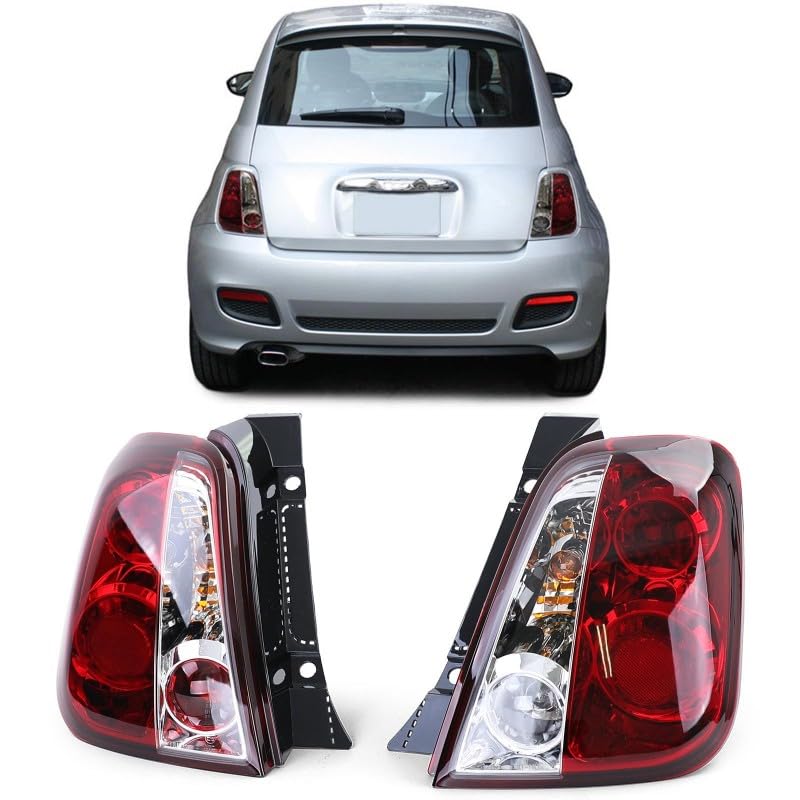 Feux arrières Fiat 500 rouge optique bloc de remplacement 2007-2015