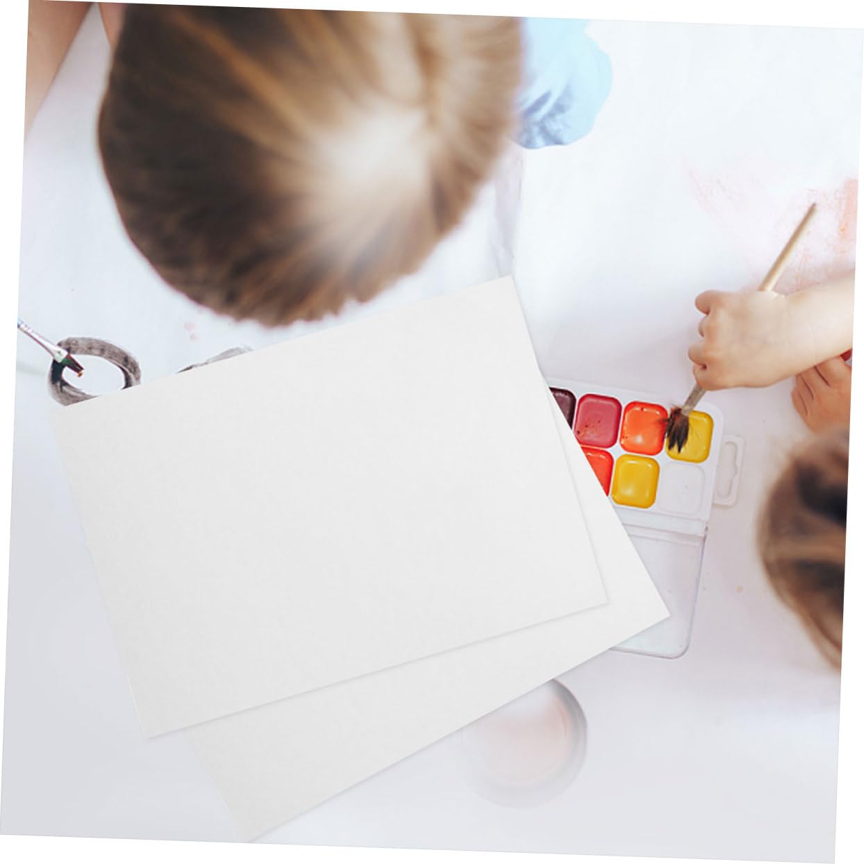 Aquarellpapier 160g 8k, 100 Blatt, Weißes Malpapier | Kaltpresspapier, Robuste Oberfläche, Papier für Verschiedene Maltechniken, 2 Packungen