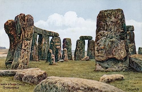 Impression Tableaux Graffiti Art Mural pour Salon Moderne Poster Stonehenge 60x90