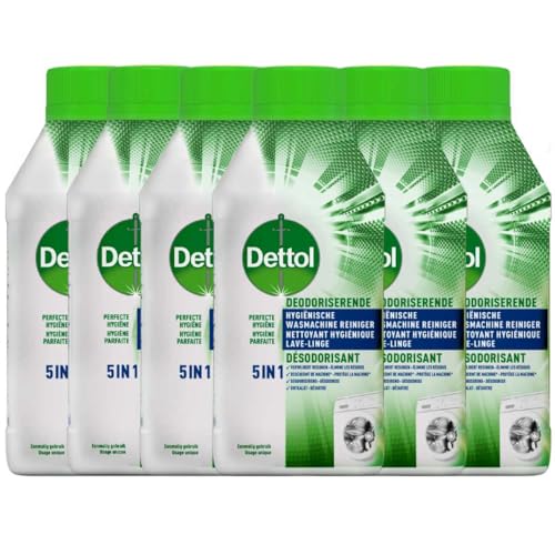 Dettol Wasmachine Reiniger Hygiëne - 250 ml x6 - Grootverpakking