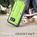 SUPCASE Unicorn Beetle Pro Series Case Designed for Galaxy S7, with Built-In Screen Protector Full-body Rugged Holster Case for Samsung Galaxy S7 (2016 Release) (Green/Gray)
