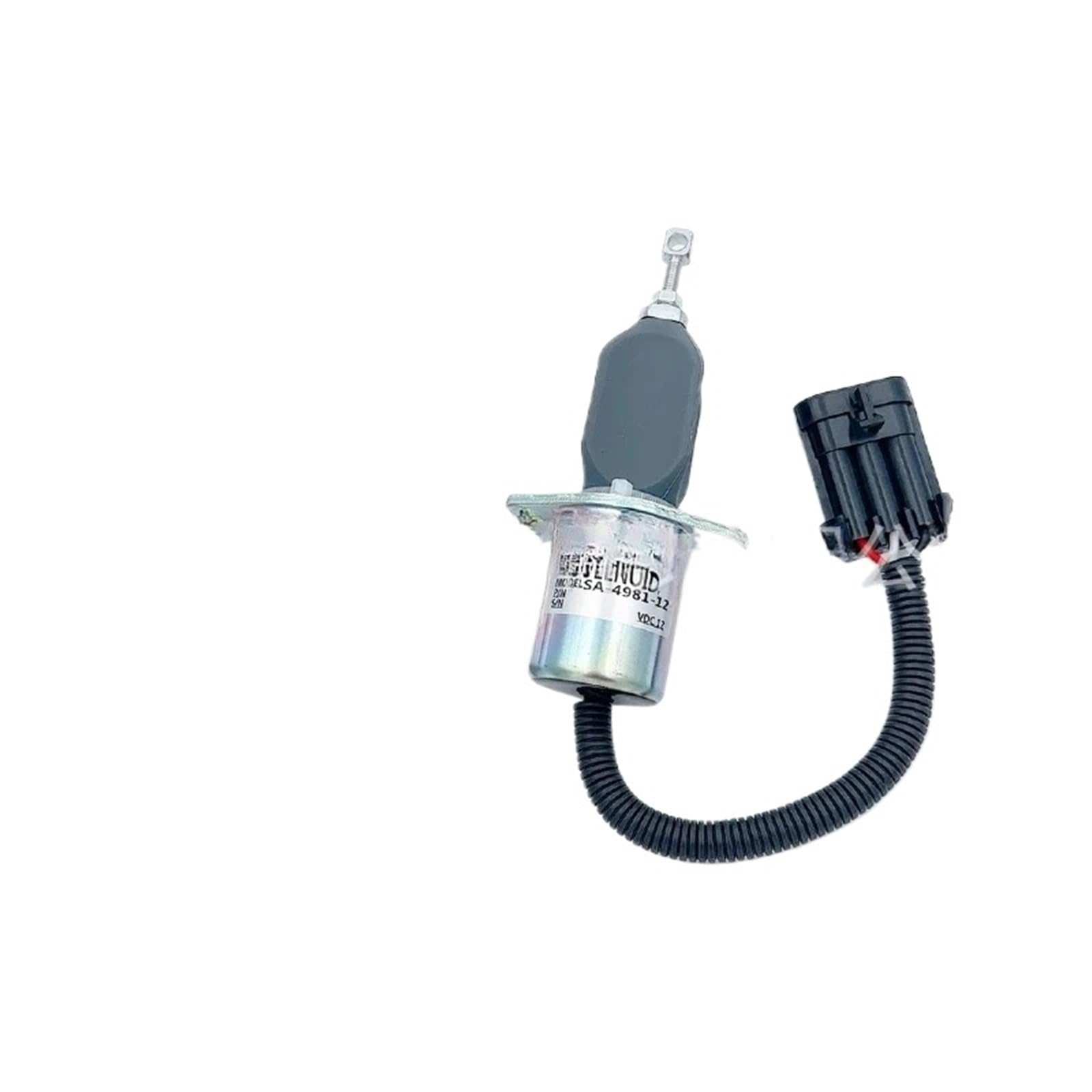 Excavator flameout Solenoid Valve Fuel 3800723 3931570 SA-4981-12 5016244AA(5016244AA)