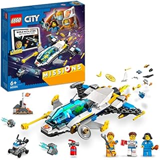LEGO 60354 City Mars Spacecraft Exploration Missions Set, with Toy Spaceship and Planet Rover, Interactive Digital Adventure Building Game with Bricks