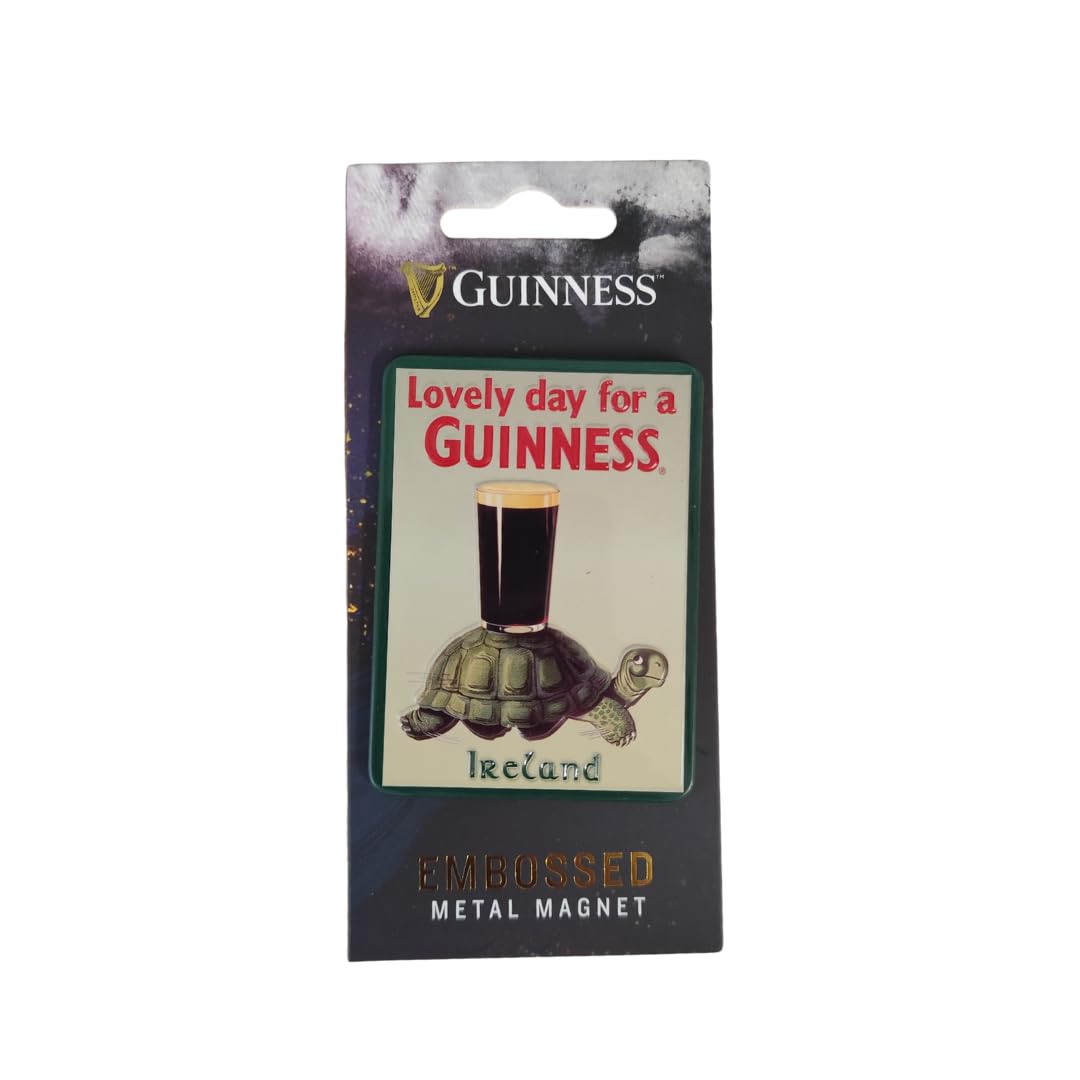 Guinness Magnet - Lovely Day for a Guinness - Tortoise Ireland