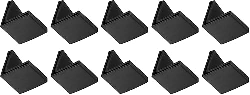 Miniatura 6 de METALLIXITY Almohadillas angulares de hierro para muebles (1.181 in1.18 pulgadas), 4 unidades, cubiertas de pie de PVC en forma de L - para pies de