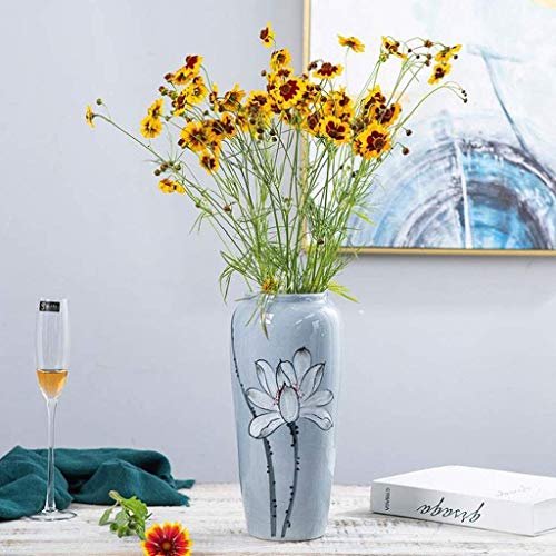Vase céramique stable étanche pour fleurs et décoration de table sans rayure