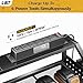 LBT 4 Layer Power Tool Organizer Wall Mount With Charging Station, Patented, 6 Outlet Power Strip, 6 Drill Holder, Heavy Duty Metal Garage Tool Storage Rack, Gifts For Men Fathers Day