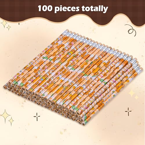 Lápices Ulema Pack x100 diseño Capybara miniatura 2