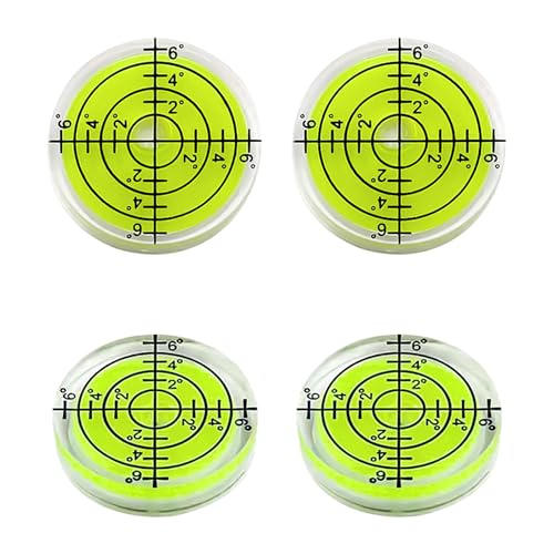 LAINIKE 4 Stück Ø 32 mm Wasserwaage Klein Libelle Wasserwaage Mini Wasserwaage Wasserwaage Wohnmobil mit Skala Bubble Spirit Level Dosenlibelle Spirit Level für Camping, Kameras, Elektriker, Wohnwagen LAINIKE 4 Stück Ø 32 mm Wasserwaage Klein Libelle Wasserwaage Mini Wasserwaage Wasserwaage Wohnmobil mit Skala Bubble Spirit Level Dosenlibelle Spirit Level für Camping, Kameras, Elektriker, Wohnwagen
