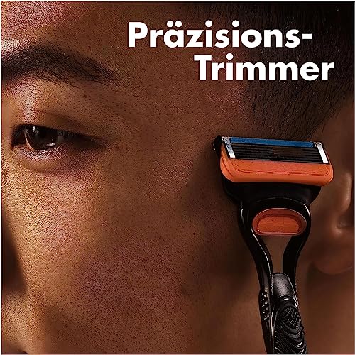 Gillette Fusion 5 Nassrasierer Herren, Rasierer + 4 Rasierklingen mit 5-fach Klinge, Geschenk für Männer – Ansicht 6