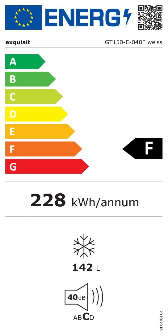 Exquisit Gefriertruhe GT150-E-040F weiss | Tiefkühlschrank | 142 l Volumen Nutzinhalt | elektronische Steuerung | Nutzung auch als Kühltruhe möglich | Weiss