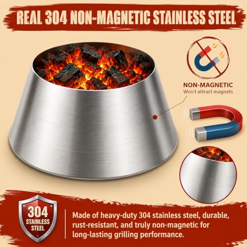 Accessoire de cuisson inox premium pour Big Green Egg et Kamado - 4
