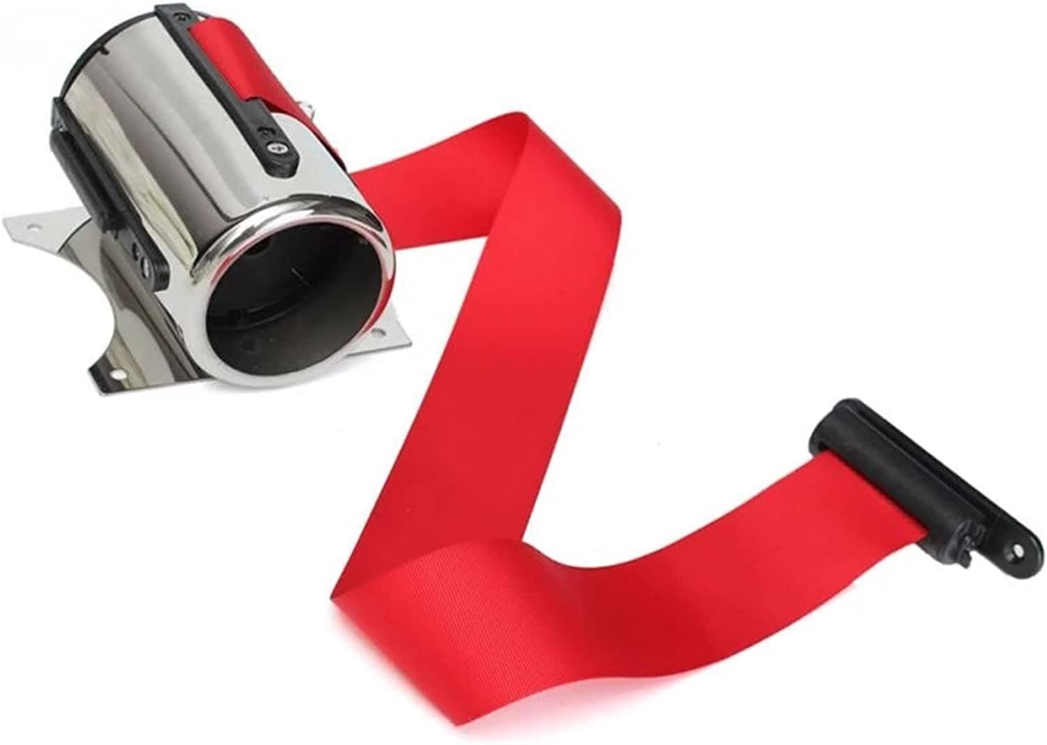 OUdini Retractable Queue Belt,Queue Barrier Belt, Wall Mounted Crowd Control Wall Barrier Safety Belt with Abs Case/10M/32.8Ft