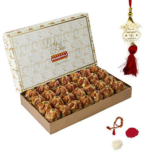 Celebrations Bikanervala Shahi Badaam Pinni Bhai Dooj Hamper-Bd1099S