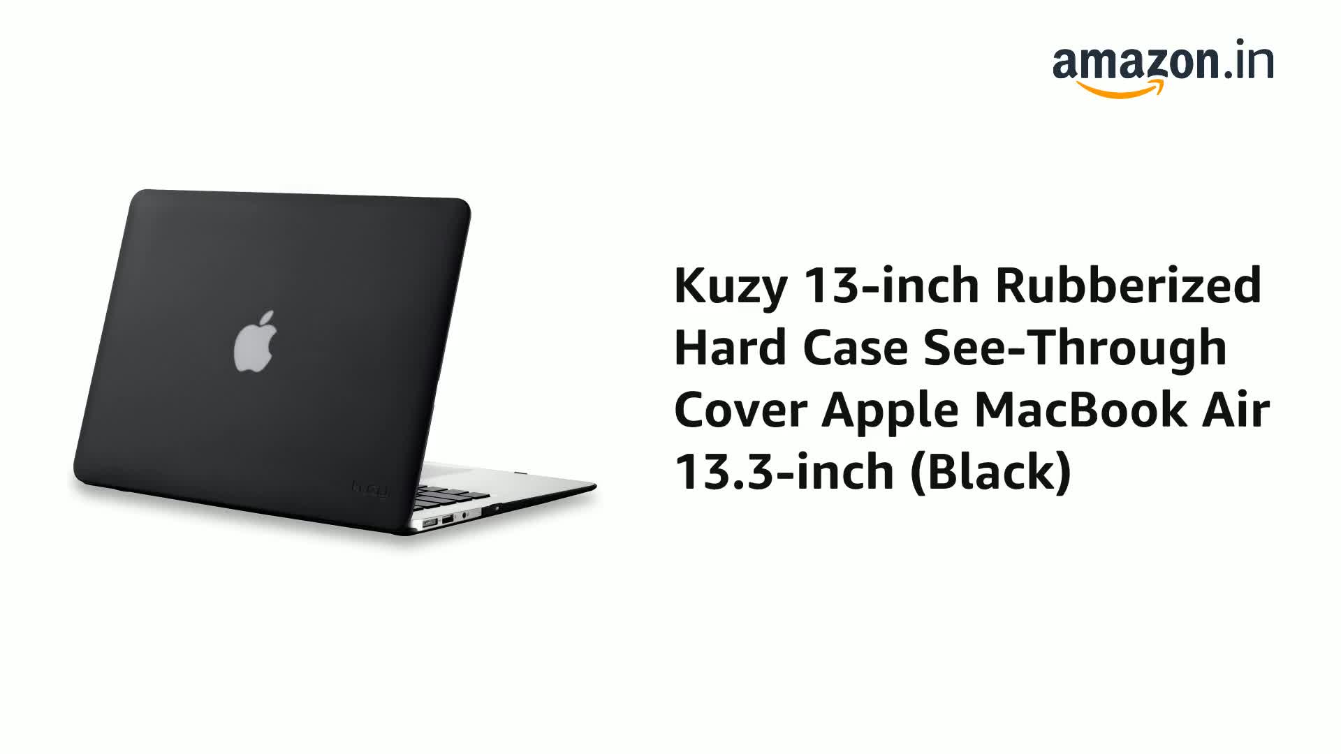 Kuzy 13-inch Rubberized Hard Case See-Through Cover for New