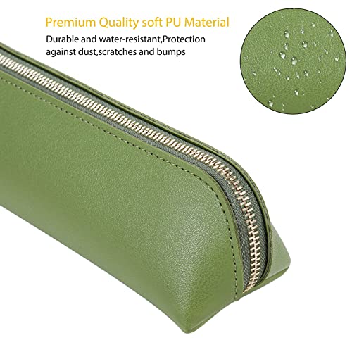 Astuccio in pelle, astuccio per matite e penne