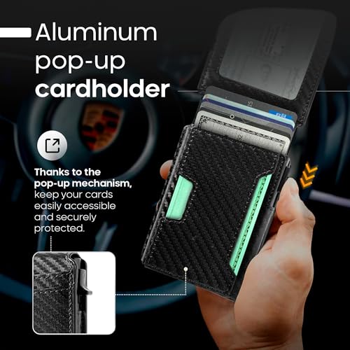 Smart Wallet With Tracker, RFID Blocking, Money Clip For Men, Works with Apple Find My (iOS Only), No Need for AirTag, Minimalist Wallet, All-in-One Model, Gift For Men.3