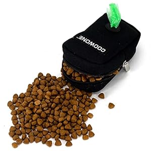 Dog treat pouch dog poop bag holder for leashes pets snack container with inner mesh bag puppy supplies perfect for training and walking  hands free dog waste bag dispenser  dog travel accessories   cucciolini doodles