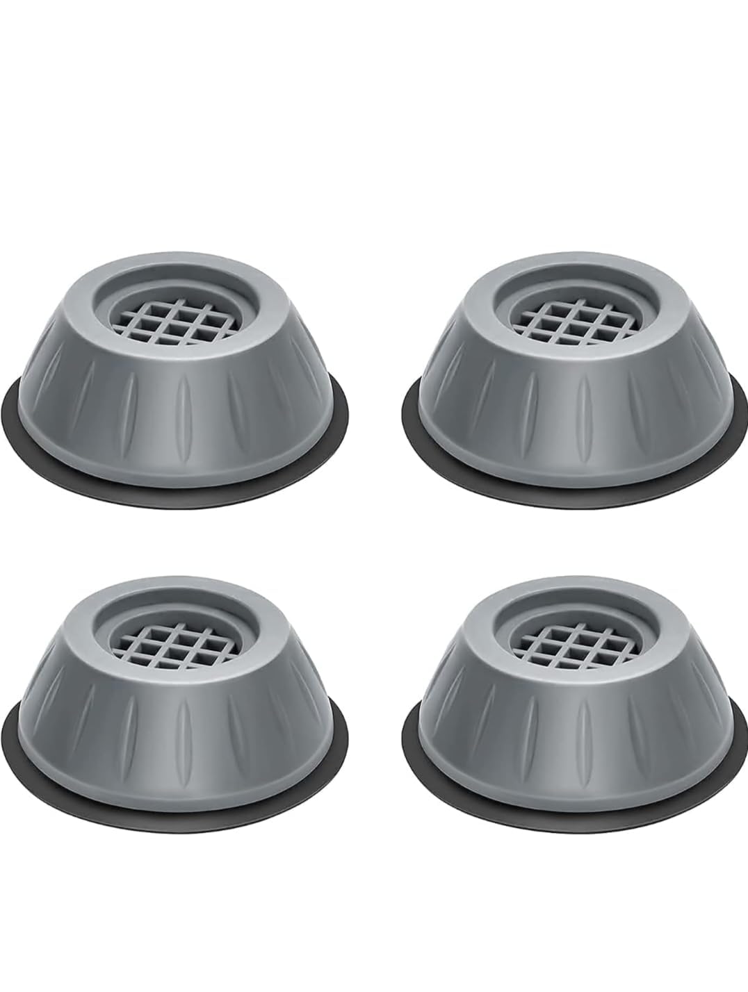 EASTASIF Anti Vibration Stand Suitable for Air Cooler, Refrigerator, Washing Machine, Water Cooler Material Plastic, Rubber (12 cm x 10 cm)