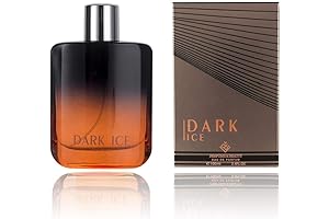 DARK ICE Perfume for Men Parfum 100ML 3.4 fl.oz - Black