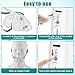 Geiserailie 2 Pack M/L Size Oxygen Mask for Adult with 6.6 Ft Tubing and Adjustable Elastic Strap, Adult Oxygen Mask with Tubing for Connecting