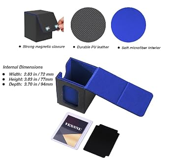 Amazon.com: Venssu MTG Deck Box for Commander Display,Card