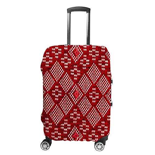 Housse de bagage en soie thaïlandaise rouge le cadeau de voyage