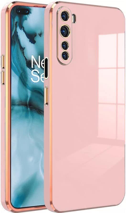 KARWAN®️ Luxury 6D Chrome Back Cover Case Compatible for OnePlus Nord |Slim Shockproof Soft TPU | Raised Lips Protection | Camera Protection | Stylish Back Case and Cover | -Pink (B0BGF135HH) Amazon Price History, Amazon Price Tracker