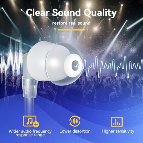 Retevis Funkgerät Headset 2 Pin Schallschlauch Kopfhörer Kompatibel mit JUCJET Walkie Talkie Retevis RT24 RT27 RT668 RT618 RT622 RA685 Baofeng BF-88E BF-888S Tyhbelle BF-88E Kenwood (10 STK)