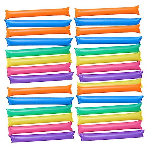 HEALEEP 30pcs Inflatable Sticks Noisemakers for Sports Events Parties and Celebrations Lightweight Cheering Sticks for Easy Handling and Loud Sound
