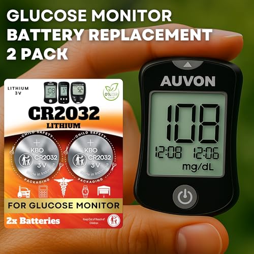 Kit de baterías para monitor de glucosa CR2032 (2 unidades) miniatura 6