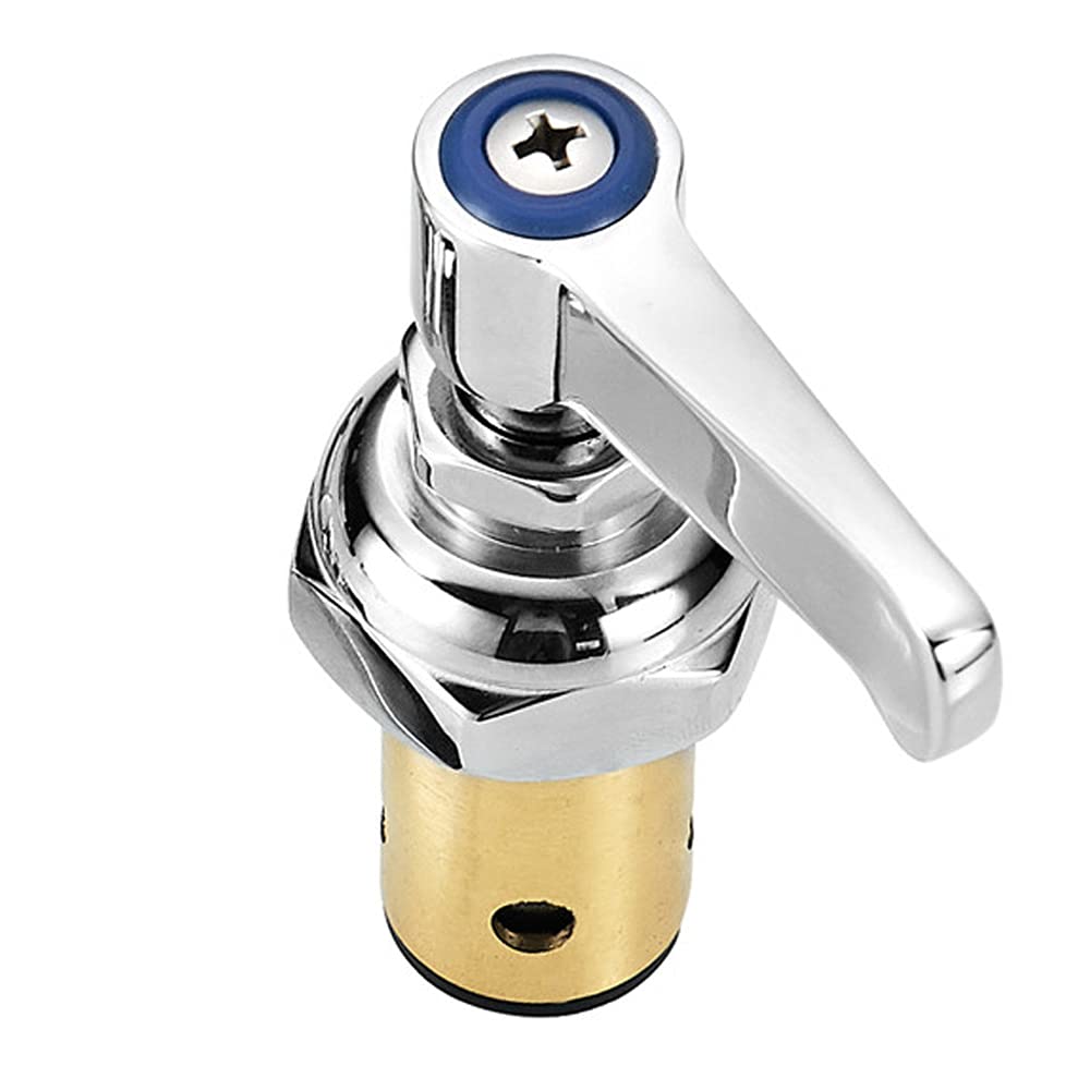 Weirun Spindle Assembly for Eterna Valve Replacement Cold Side Commercial Faucet Handle Stem Assembly Fit for T&S Faucets