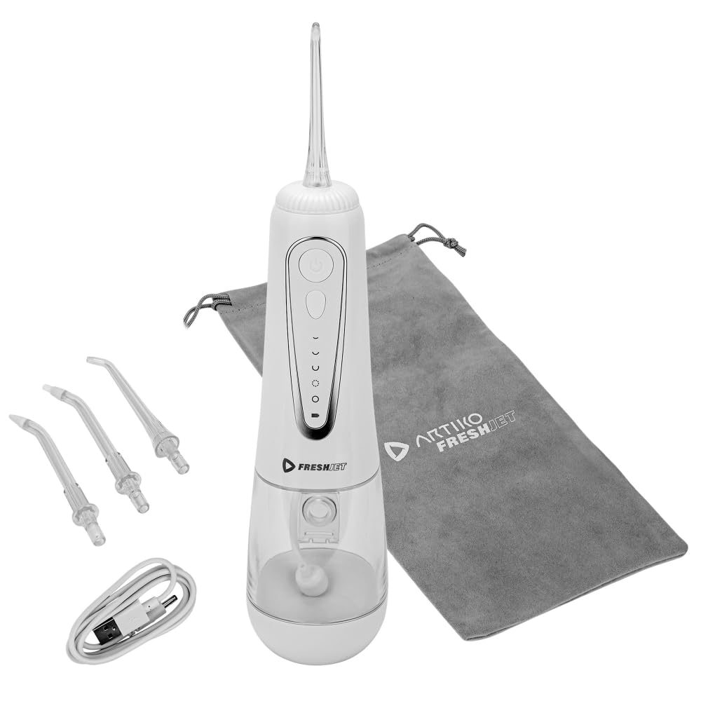 Irrigador Oral Dental Jato De Água Limpeza Bucal Artiko Fresh Jet Portátil Recarregável 4