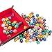 Monster Gaming 100 Dice Value Pack - 10 Multi-Colored Assorted Polyhedral Die, Compatible with Dungeons Dragons, MTG Magic, RPG DND & Board Games- Includes D4, D6, D8, D10, D12, D20