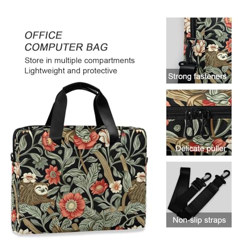 Funda portátil para laptop 15.6 pulg con asa y correa miniatura 6